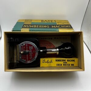 Antique 40’s  number machine